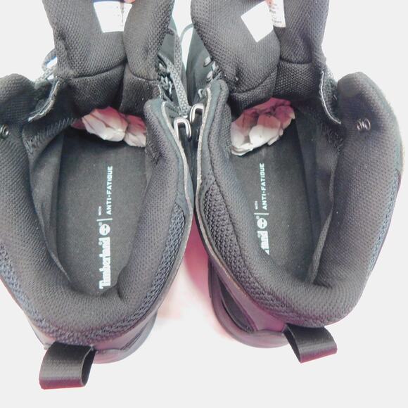 Timberland Women's Black Mt. Maddsen Mid Waterproof Hiking Boots Size 9 - New - Picture 8 of 14